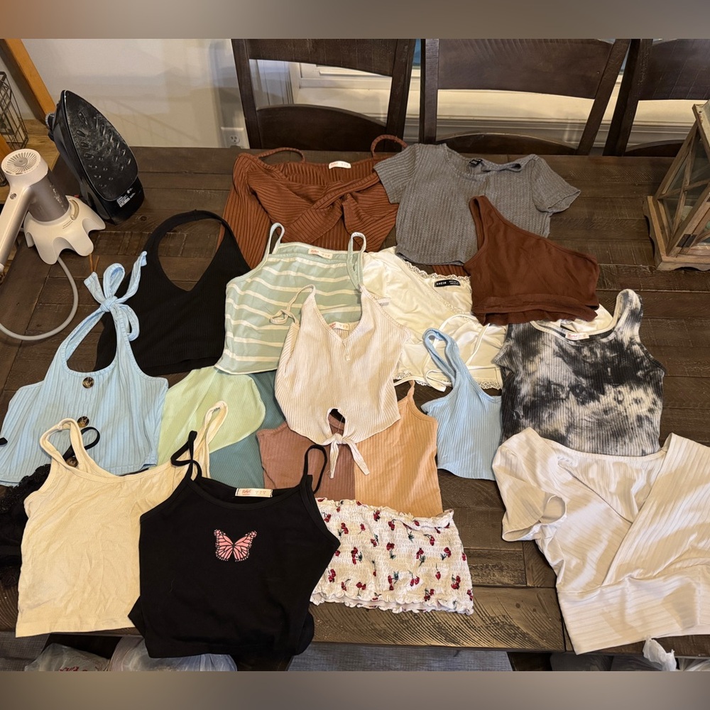 Size small SHEIN crop tops